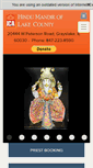 Mobile Screenshot of hindumandiroflakecounty.org