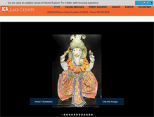Tablet Screenshot of hindumandiroflakecounty.org